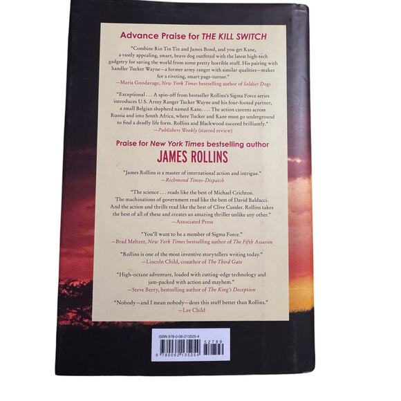 The Kill Switch by James Rollins and Grant Blackwood Tucker Wayne Novel - Picture 3 of 5